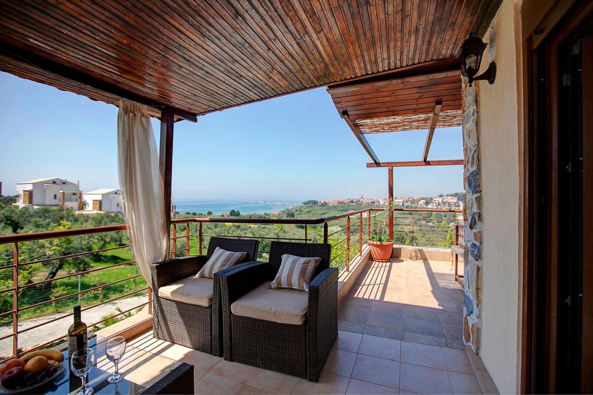 Villa Laskari Sea View Nea Moudania Dış mekan fotoğraf